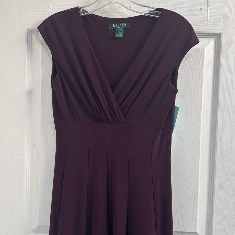 Brand new with the tags Ralph Lauren Purple dress size 4p